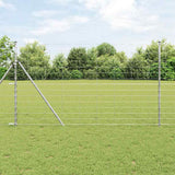 vidaXL Hekpaal. Ge galvanized 25 x 0,8 m Staal