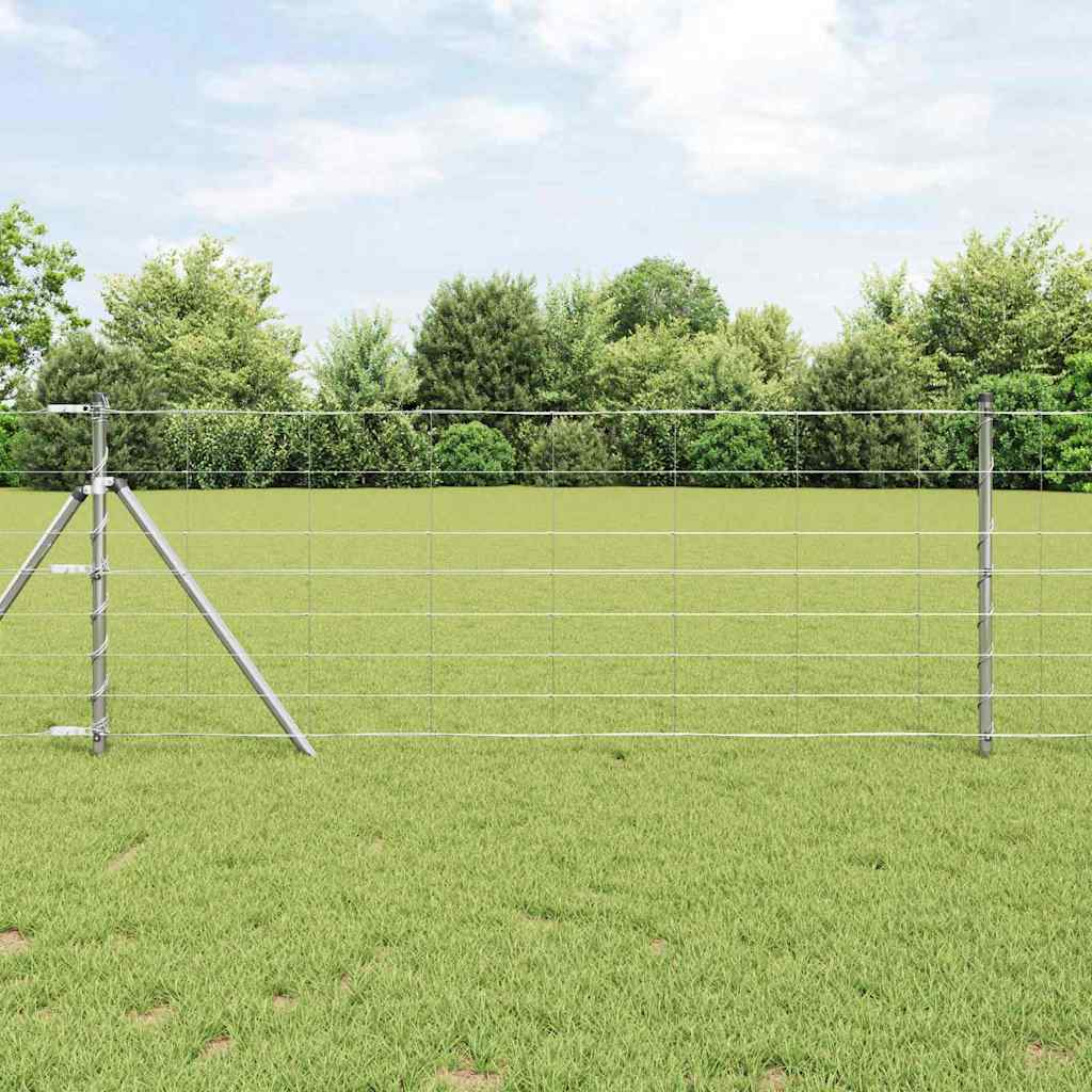 vidaXL Hekpaal. Ge galvanized 25 x 0,8 m Staal