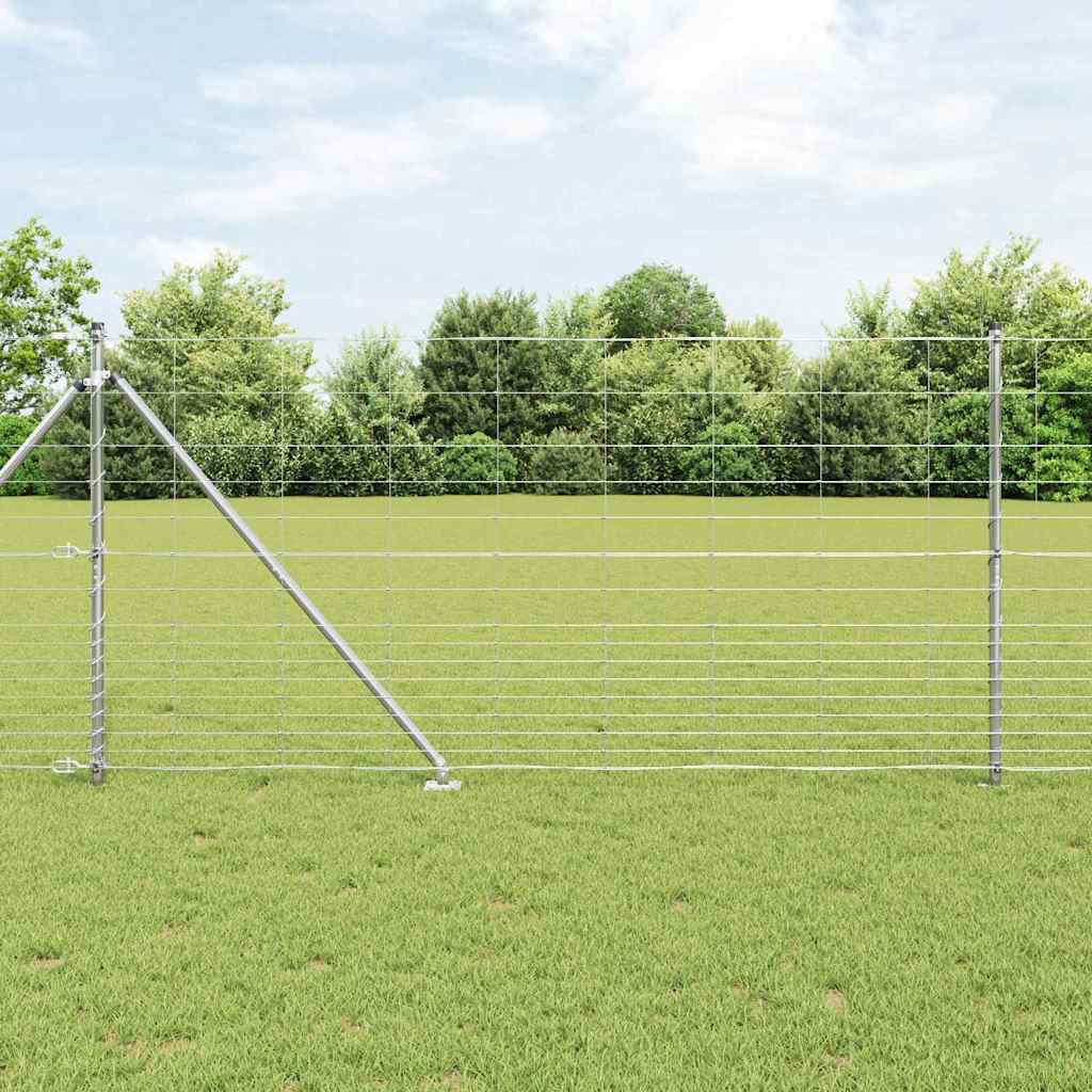 vidaXL Hekpaal. Ge galvanized 25 x 0,8 m Staal