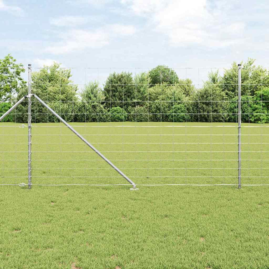 vidaXL Hekpaal. Ge galvanized 25 x 0,8 m Staal