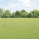 vidaXL Hekpaal. Ge galvanized 25 x 0,8 m Staal