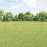 vidaXL Hekpaal. Ge galvanized 25 x 0,8 m Staal