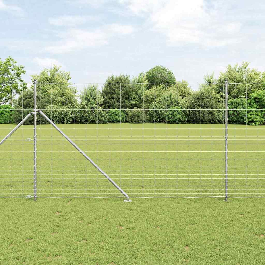 vidaXL Hekpaal. Ge galvanized 25 x 0,8 m Staal