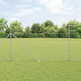 vidaXL Hekpaal. Ge galvanized 25 x 0,8 m Staal