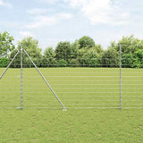 vidaXL Hekpaal. Ge galvanized 25 x 0,8 m Staal