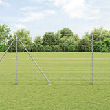 vidaXL Hekpaal. Ge galvanized 25 x 0,8 m Staal