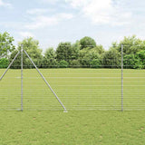vidaXL Hekpaal. Ge galvanized 25 x 0,8 m Staal