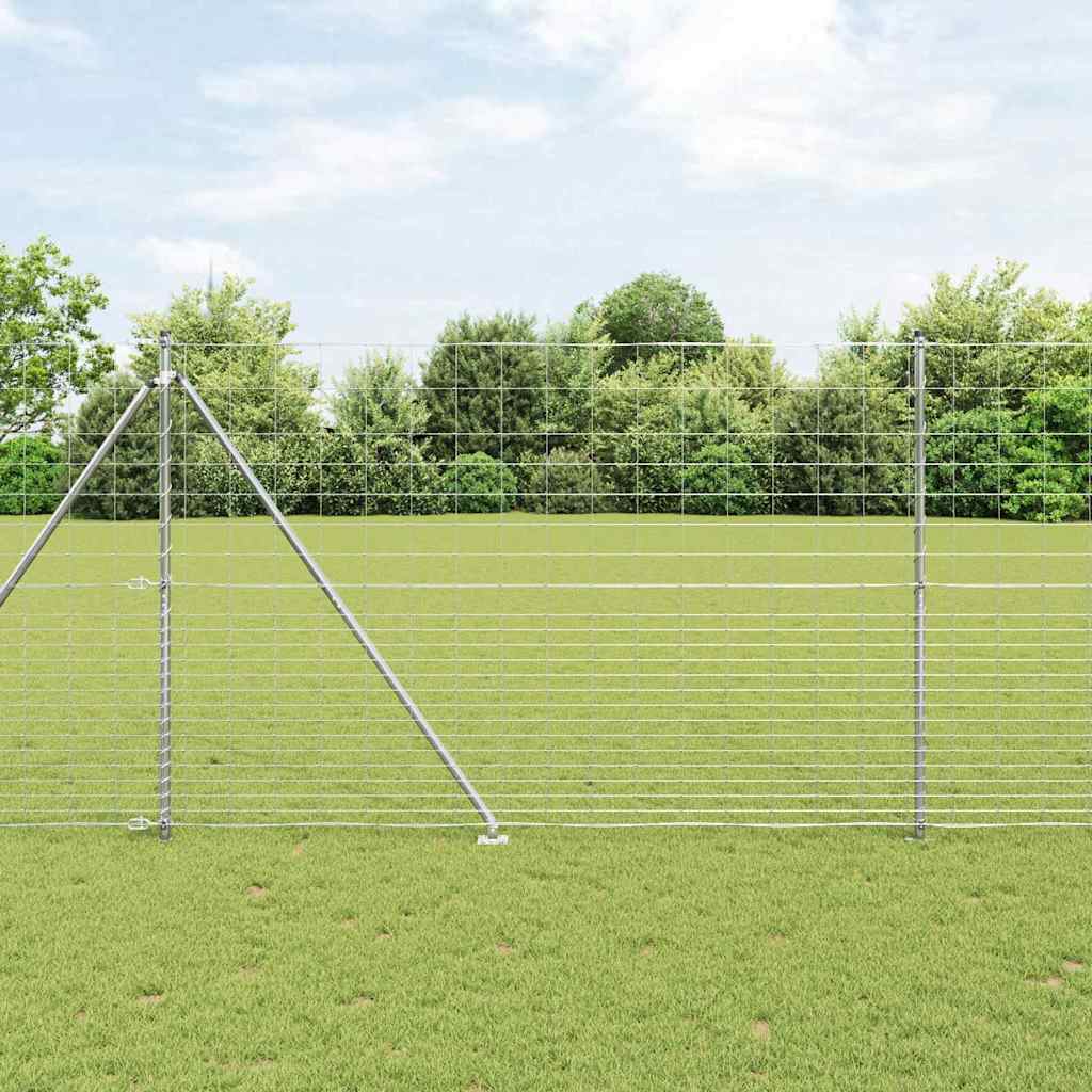 vidaXL Hekpaal. Ge galvanized 25 x 0,8 m Staal