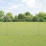 vidaXL Hekpaal. Ge galvanized 25 x 0,8 m Staal