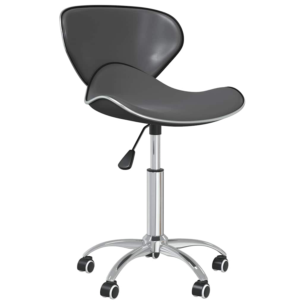 vidaXL Eetkamerstoelen draaibaar 4 st kunstleer wit