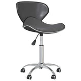 vidaXL Eetkamerstoelen draaibaar 4 st kunstleer wit