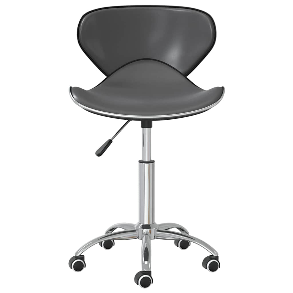 vidaXL Eetkamerstoelen draaibaar 4 st kunstleer wit