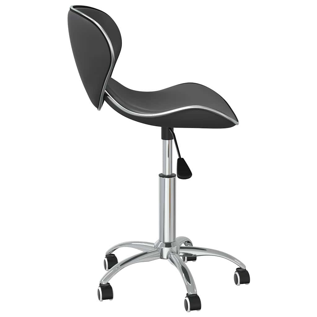 vidaXL Eetkamerstoelen draaibaar 4 st kunstleer wit