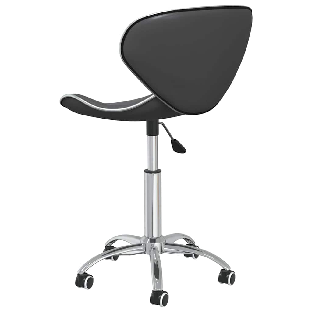 vidaXL Eetkamerstoelen draaibaar 4 st kunstleer wit