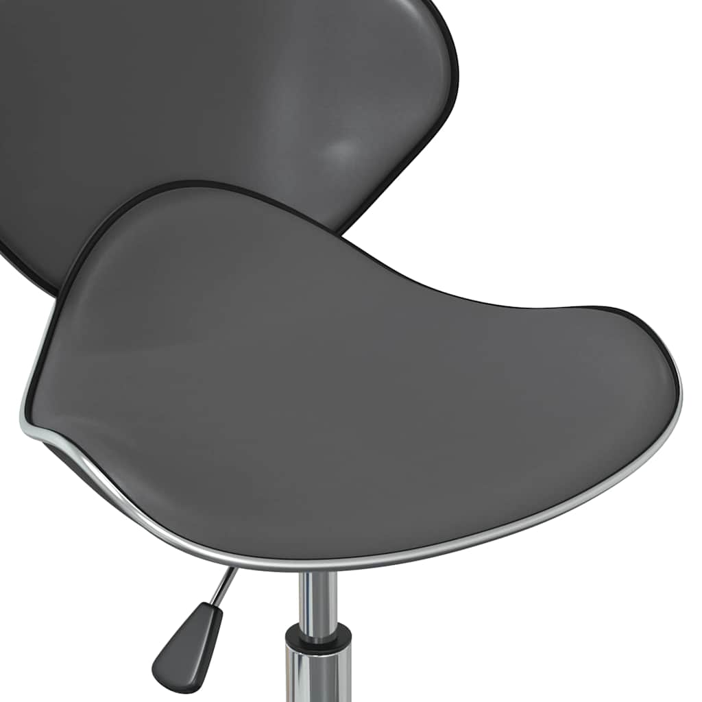 vidaXL Eetkamerstoelen draaibaar 4 st kunstleer wit
