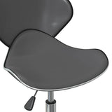 vidaXL Eetkamerstoelen draaibaar 4 st kunstleer wit