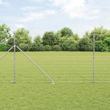 vidaXL Hekpaal. Ge galvanized 25 x 0,8 m Staal