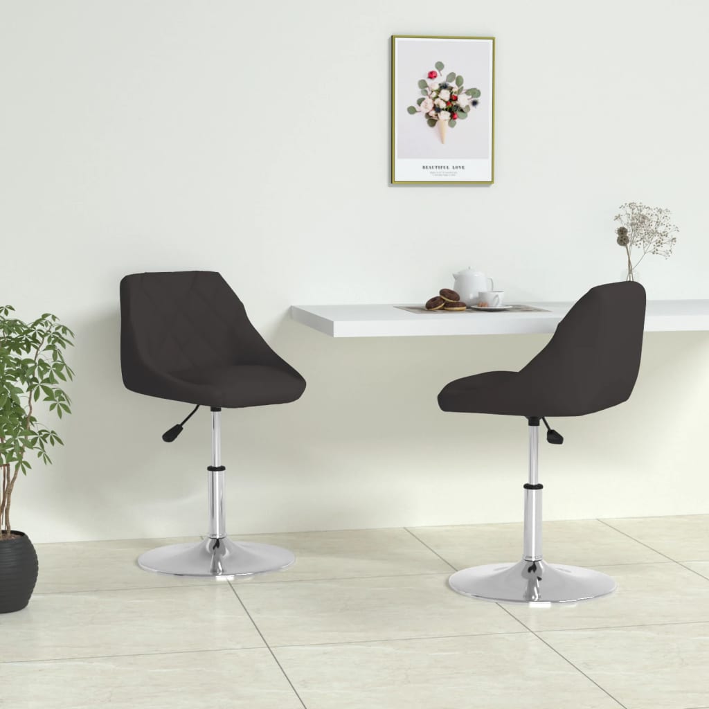 vidaXL Eetkamerstoelen 4 st kunstleer wit