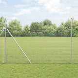 vidaXL Hekpaal. Zilver 10 x 0,4 m (12 x 12 mm gaas) Staal