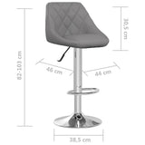 vidaXL Barkruk kunstleer wit