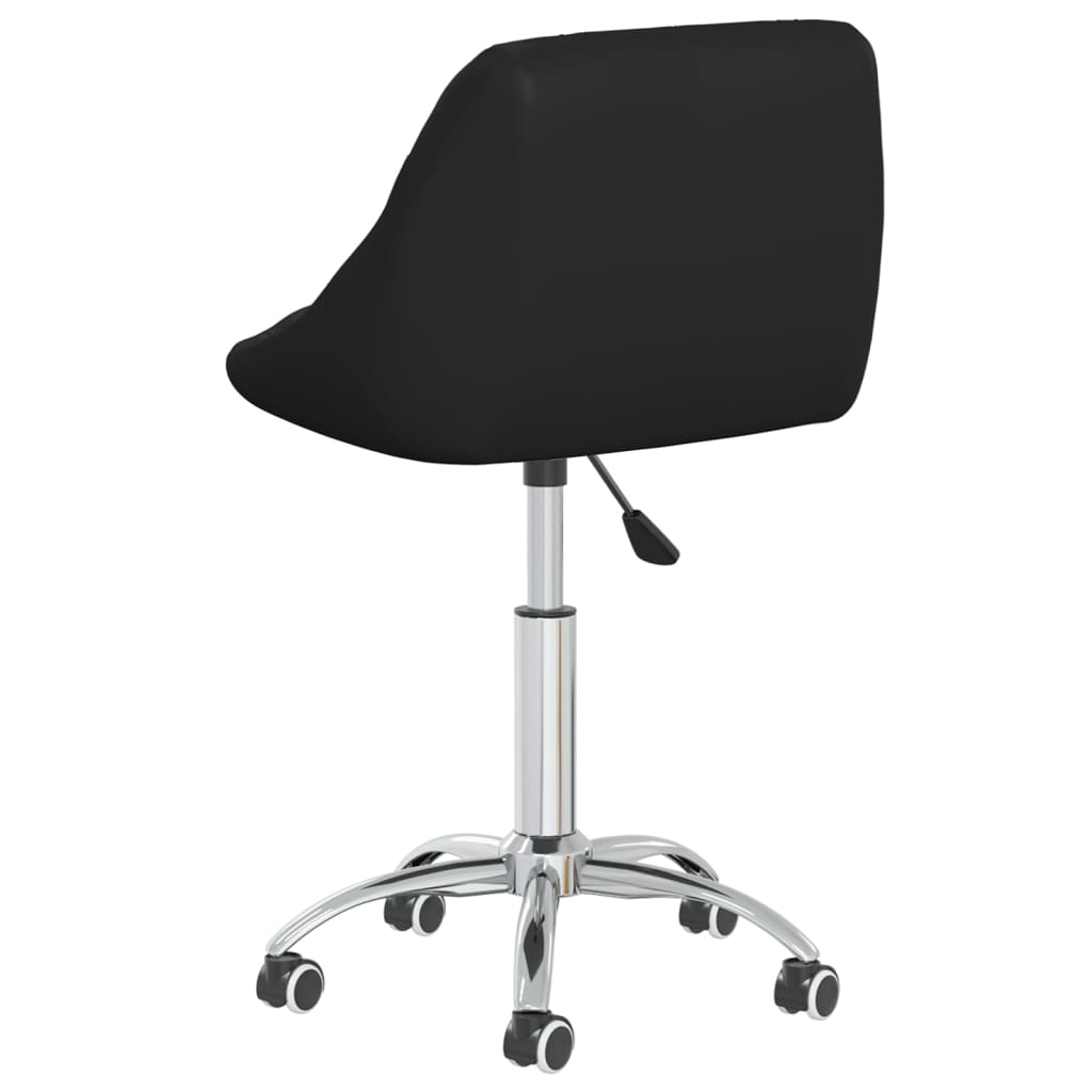 vidaXL Office Chair Swivel Artificial Leather White