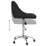 vidaXL Office Chair Swivel Artificial Leather White