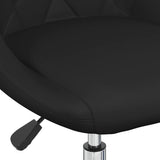 vidaXL Office Chair Swivel Artificial Leather White