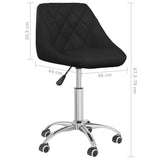 vidaXL Office Chair Swivel Artificial Leather White