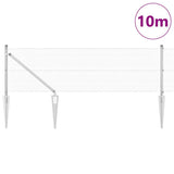 vidaXL Fence Post. Silver-coloured