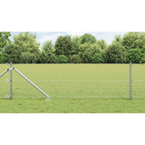 vidaXL Fence Post. Silver-coloured