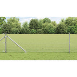 vidaXL Fence Post. Silver-coloured