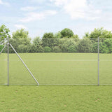 vidaXL Fence Post. Silver-coloured