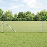 vidaXL Fence Post. Silver-coloured