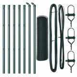 vidaXL Fence Post. Green 10 x 0.4 m (13 mm mesh) Steel and PVC