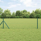 vidaXL Fence Post. Green 10 x 0.4 m (13 mm mesh) Steel and PVC
