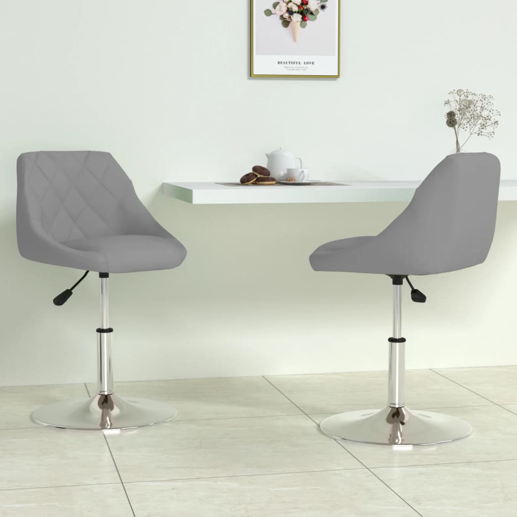 vidaXL Eetkamerstoelen draaibaar 4 st fluweel zwart