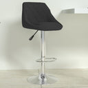 vidaXL Bar stool velvet black