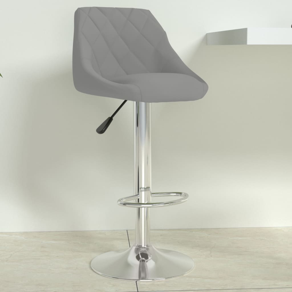 vidaXL Bar stool velvet black