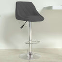 vidaXL Bar stool velvet black