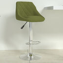 vidaXL Bar stool velvet black