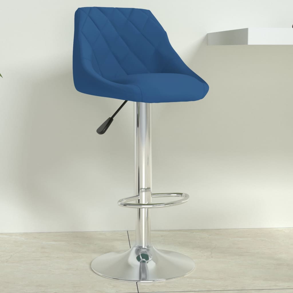 vidaXL Bar stool velvet black