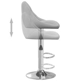 vidaXL Bar stool velvet black
