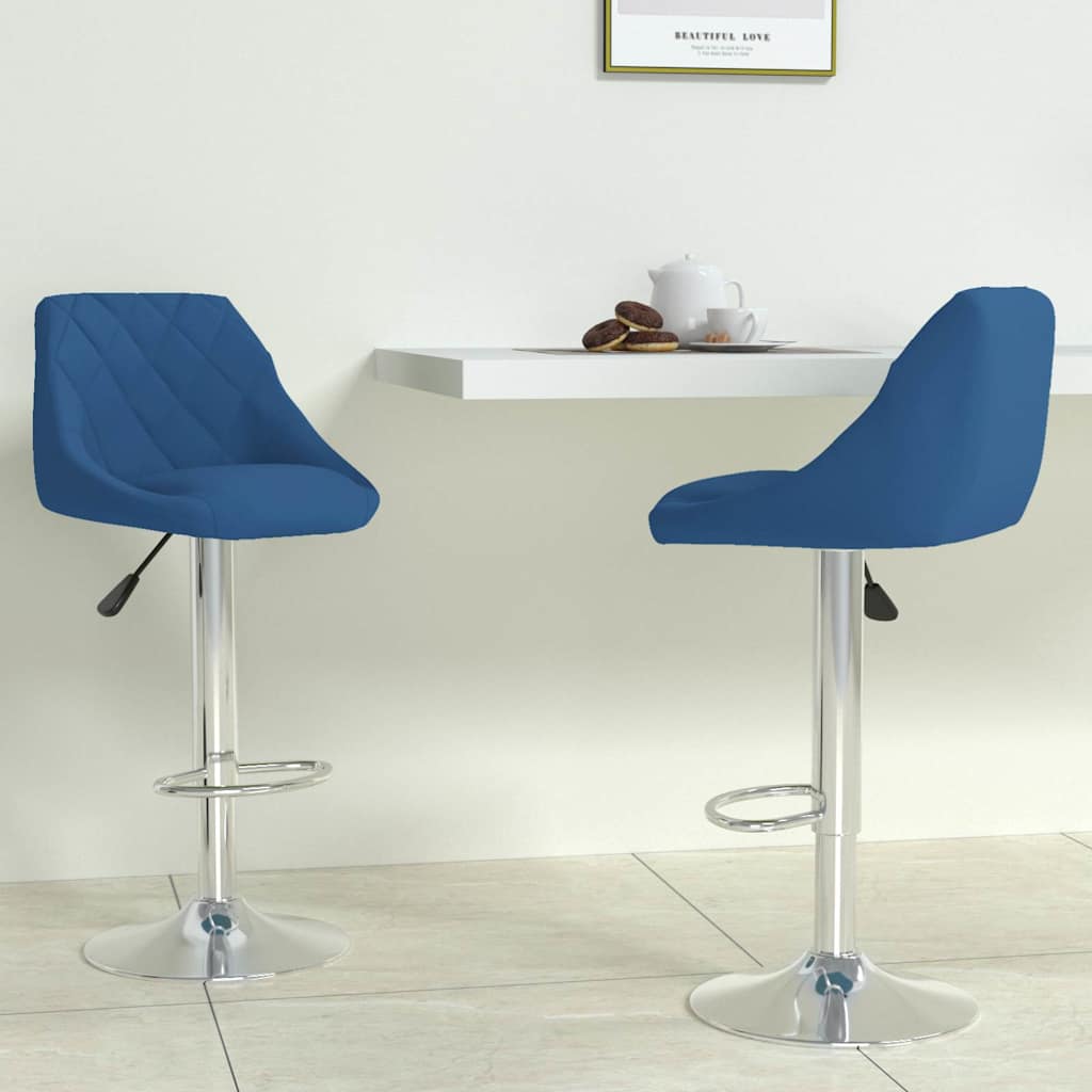 vidaXL Bar stool velvet black