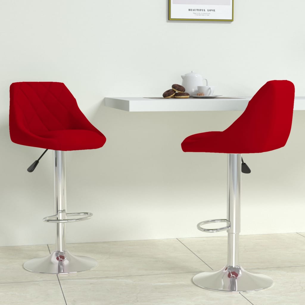 vidaXL Bar stool velvet black