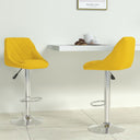 vidaXL Bar stool velvet black
