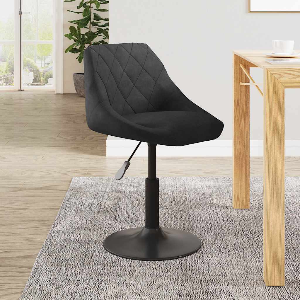 vidaXL Bar Stool velvet black