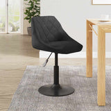 vidaXL Bar Stool velvet black