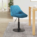 vidaXL Bar Stool velvet black