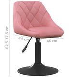 vidaXL Bar Stool velvet black