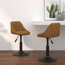 vidaXL Eetkamerstoelen draaibaar 4 st fluweel zwart